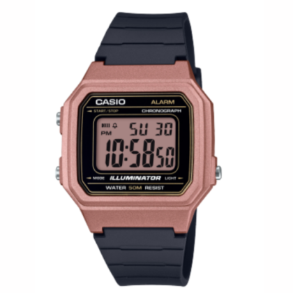 Casio General Youth Digital W-217HM-5AV Black Resin Band Watch